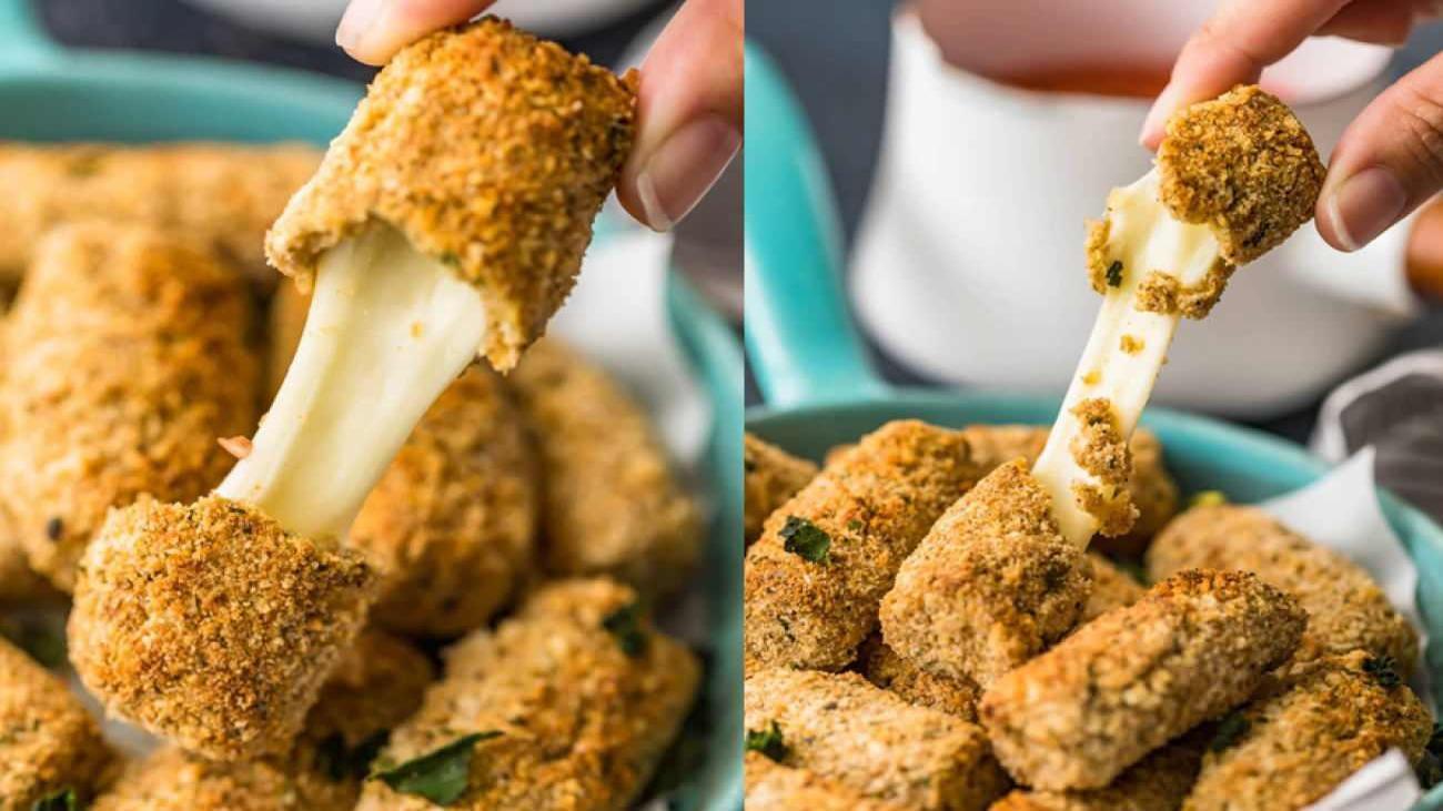 Ev Yapımı Fırında Mozzarella Stick Tarifi: Dışı Çıtır, İçi Yumuşacık!