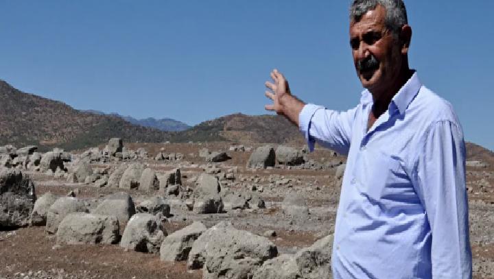 Hamamlar Höyüğü Gün Yüzüne Çıktı: Barajda Su Seviyesi Düşüşü