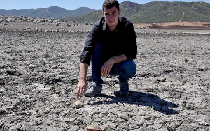 Hamamlar Höyüğü Gün Yüzüne Çıktı: Barajda Su Seviyesi Düşüşü