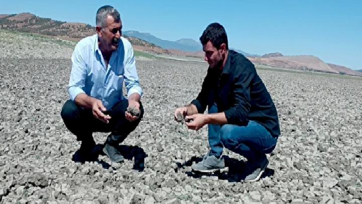 Hamamlar Höyüğü Gün Yüzüne Çıktı: Barajda Su Seviyesi Düşüşü