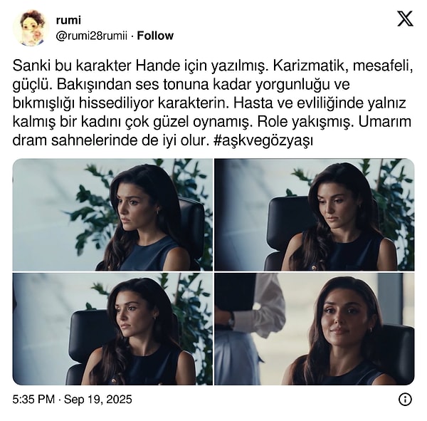 Hande Erçel ve Barış Arduç'un Büyüleyici İş Birliği: Aşk ve Gözyaşı Dizisi Üzerine Gelen Yorumlar