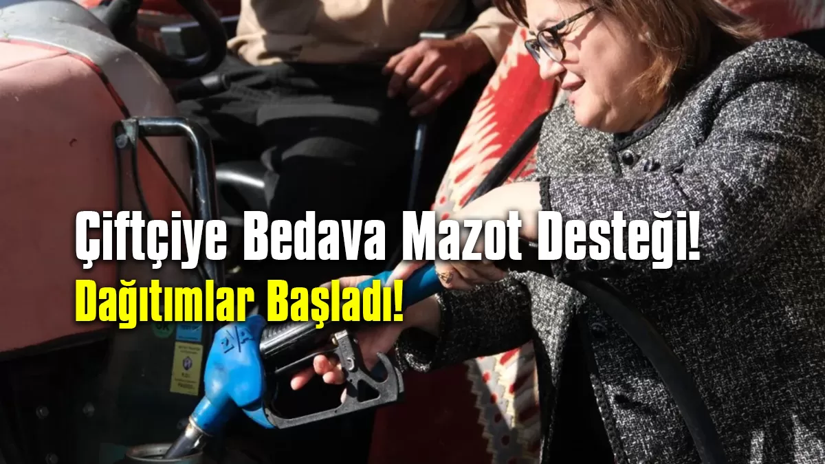 Üreticiye 2025 Mazot Desteği Başladı