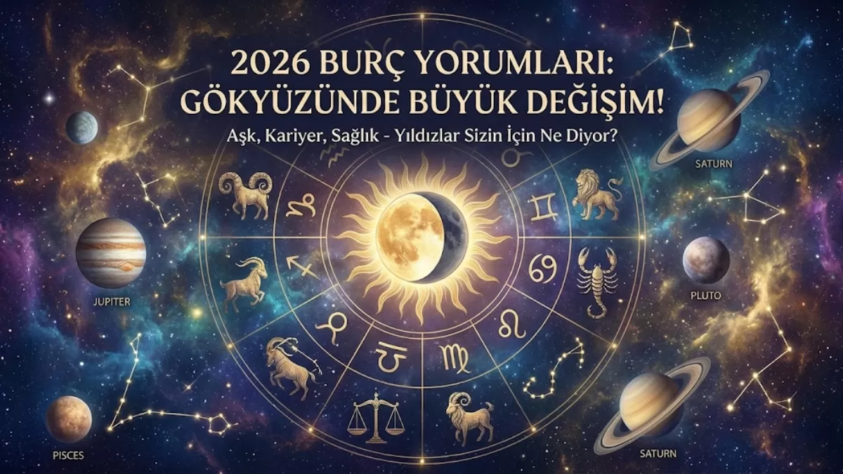 2026 Burç Yorumları: Gökyüzünde Büyük Değişim Kapıda! Aşk, Para ve Kariyerde Sizi Neler Bekliyor?