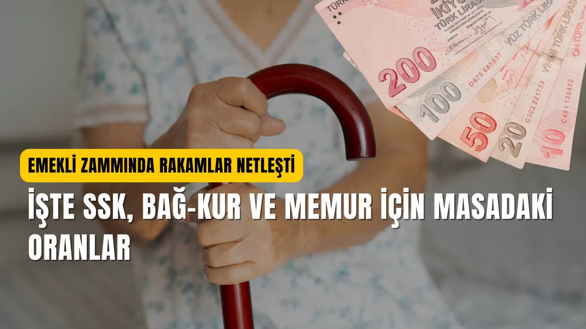 Emekli Zammında Rakamlar Netleşti: İşte SSK, Bağ-Kur ve Memur İçin Masadaki Oranlar