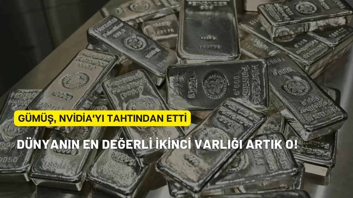 Gümüş, Nvidia’yı Tahtından Etti: Dünyanın En Değerli İkinci Varlığı Artık O!