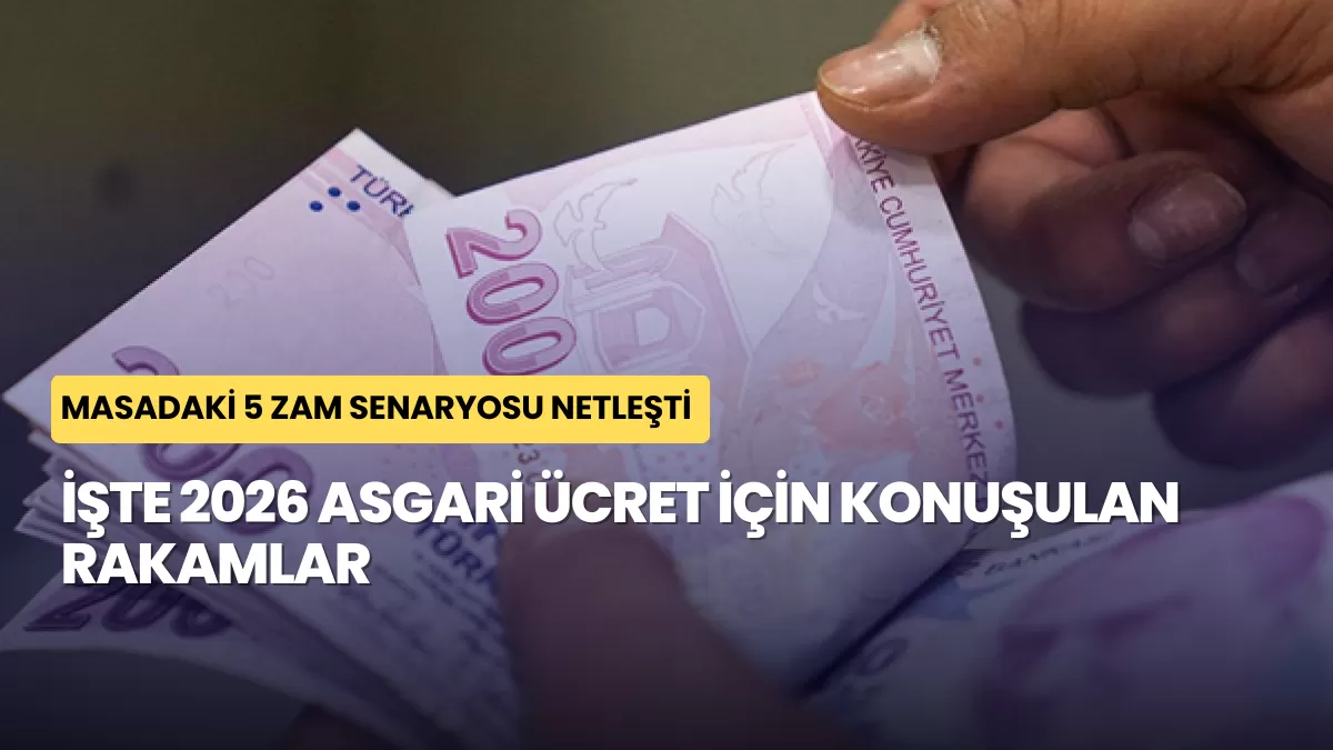 Masadaki 5 Zam Senaryosu Netleşti: İşte 2026 Asgari Ücret İçin Konuşulan Rakamlar
