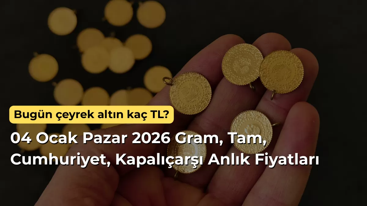 Altında Oklar Yukarı Döndü: 5 Ocak Gram ve Çeyrek Altın Ne Kadar Oldu?