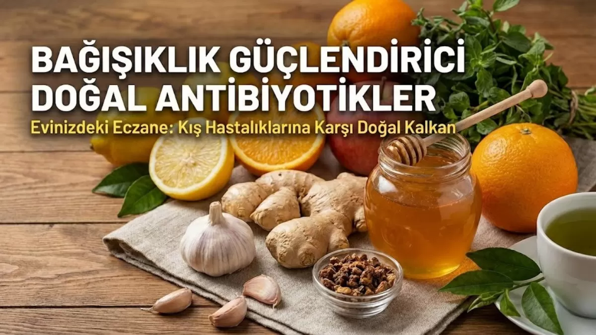 Evinizdeki Eczane: Bağışıklığı Çelik Gibi Yapan En Güçlü Doğal Antibiyotikler!