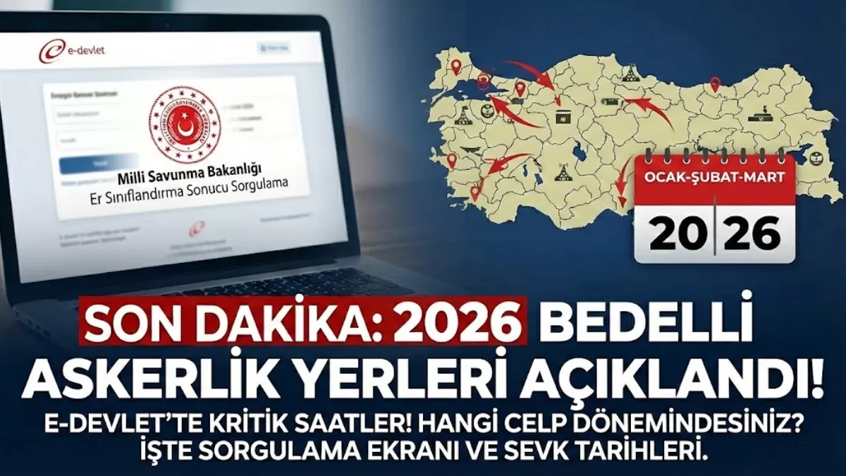 2026 Bedelli Askerlik Yerleri İçin Kritik Saatler! MSB’den Son Dakika Uyarısı: e-Devlet’te O Sayfa Erişime Açıldı mı?