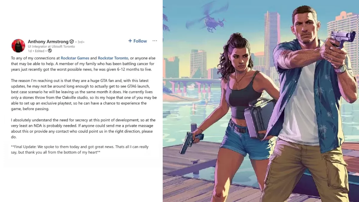 Rockstar Games’ten Yürek Isıtan Jest: Ölümcül Hastalığı Olan GTA Hayranına GTA 6 İçin Erken Erişim İzni Verildi!