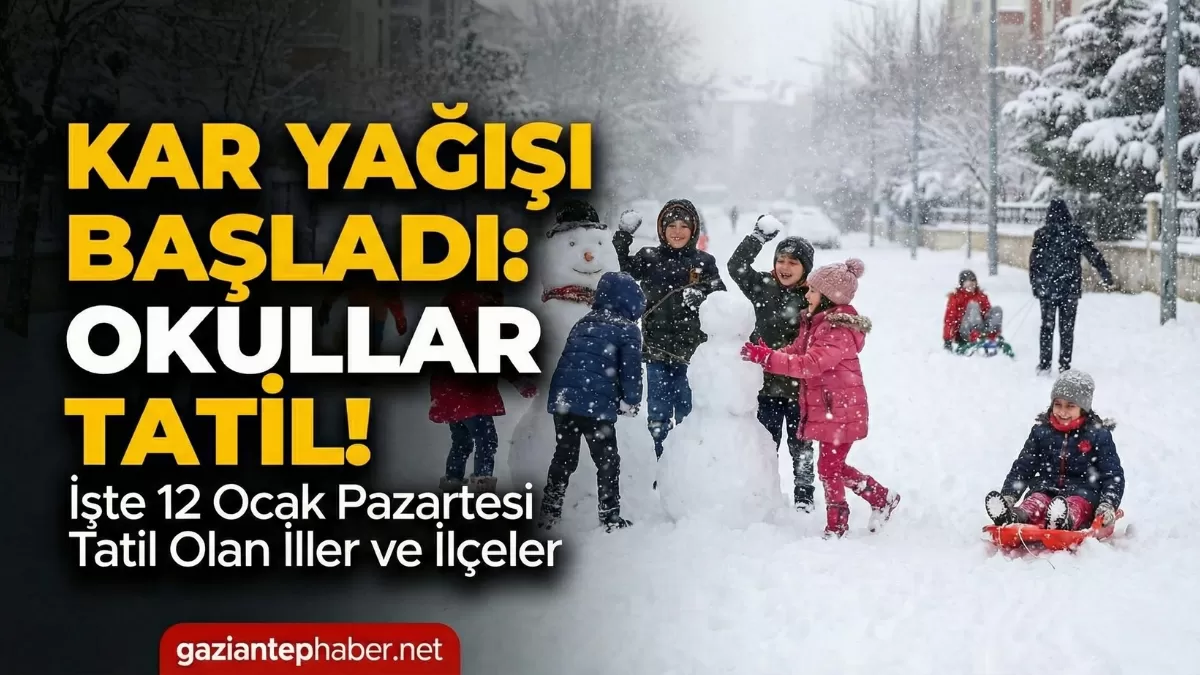 SON DAKİKA: Valiliklerden Peş Peşe “Kritik” Uyarı Geldi! 12 Ocak Pazartesi O İllerde Okullar Tatil Edildi… İşte Listenin Tamamı