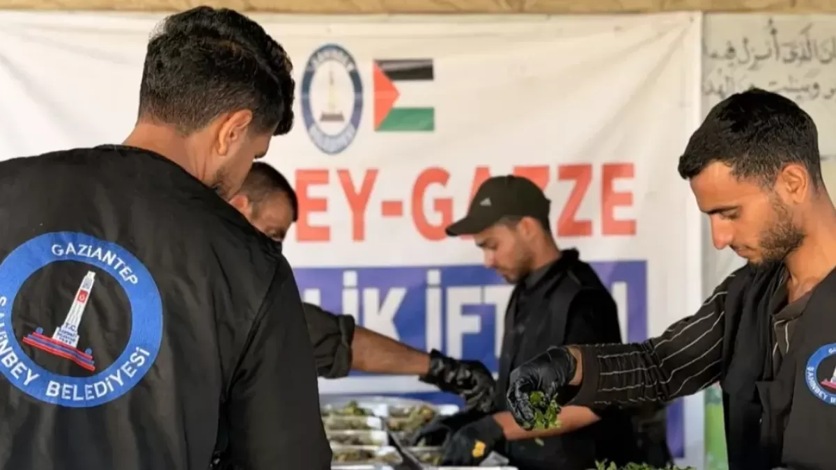 Gazze’deki İnsanlık Dramına Gaziantep’ten Merhem: Şahinbey Belediyesi’nden Her Gün 1000 Kişilik Dev İftar!