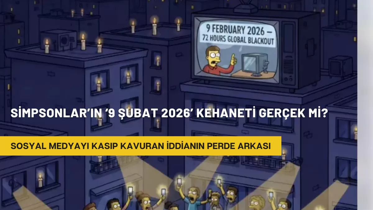 Simpsonlar’ın ‘9 Şubat 2026’ Kehaneti Gerçek mi? Sosyal Medyayı Kasıp Kavuran İddianın Perde Arkası