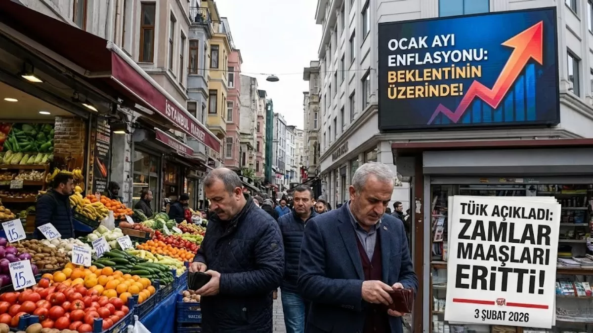 Milyonların Gözü Bu Rakamdaydı: TÜİK Son Dakika Duyurdu, Tablo Beklenenden Farklı Çıktı! İşte Cebi Yakacak O Oran…