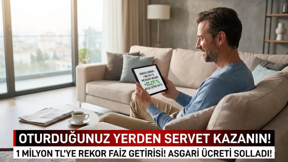Bankada Parası Olanlar Dikkat! 1 Milyon TL’si Olana ‘İkinci Maaş’ Müjdesi Geldi: O Banka Rekor Kırdı, Rakamı Gören Şubeye Koşuyor!