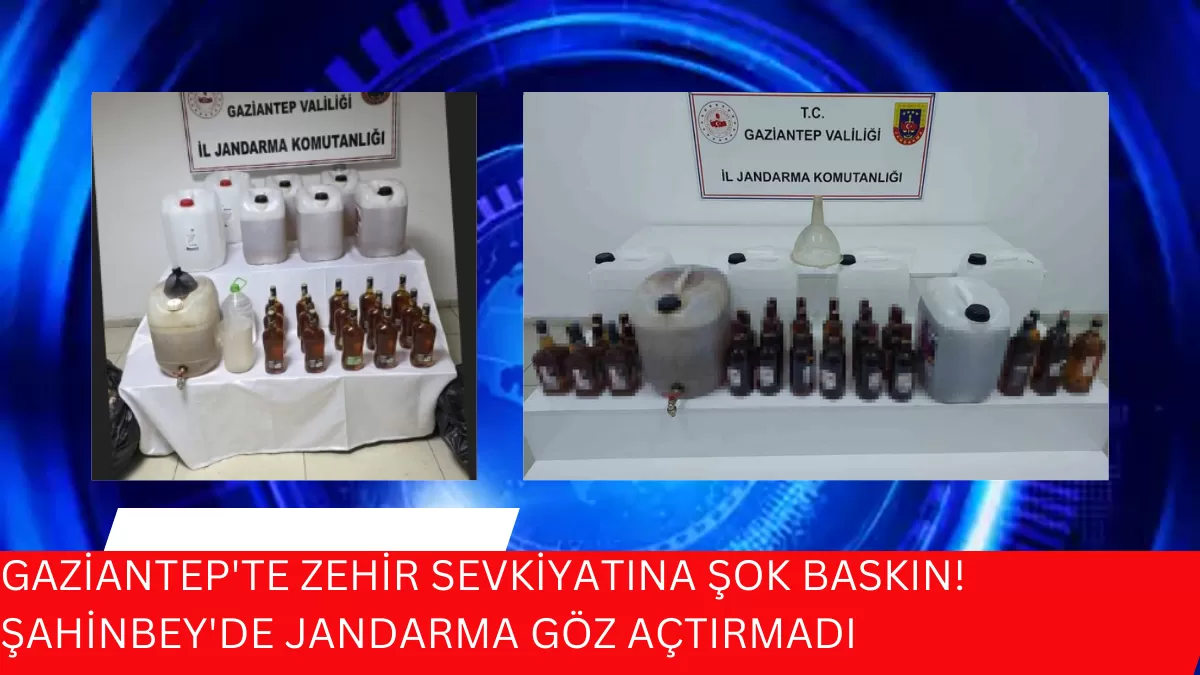 Gaziantep’te Zehir Sevkiyatına Şok Baskın! Şahinbey’de Jandarma Göz Açtırmadı