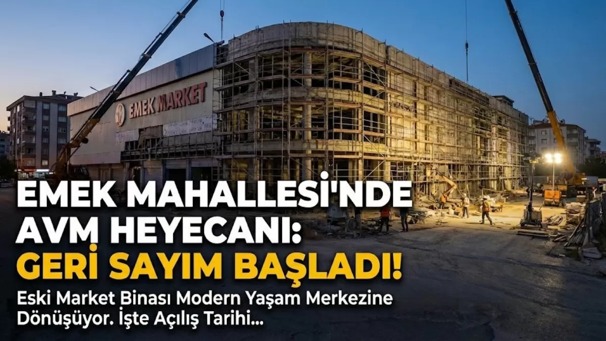 Gaziantep’te O Bina AVM Oluyor! Emek Mahallesi’nde Yeni Dönem İçin Geri Sayım Başladı
