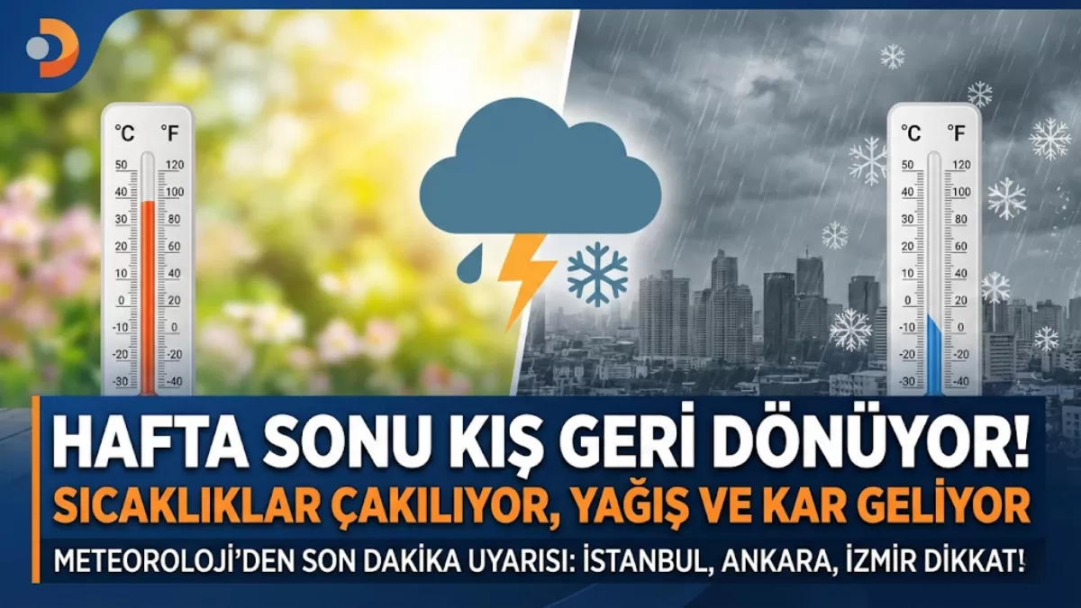 Bahar Havasına Aldanmayın, Kış Geri Dönüyor! Sıcaklıklar Yarı Yarıya Düşecek, O İllere Kar Geliyor…