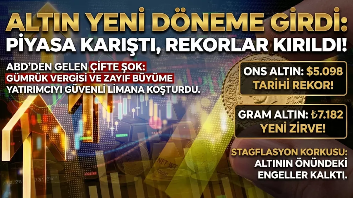 Trump’tan Piyasaları Sarsan Hamle: Altın Fiyatlarında Tarihi Rekor! Gram ve Ons Altın Yeni Döneme Girdi