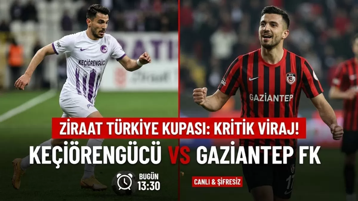 Kupa’da Erken Final Havası! Keçiörengücü – Gaziantep FK Maçı Öncesi Kritik Karar: O İsim Kadroda Yok!