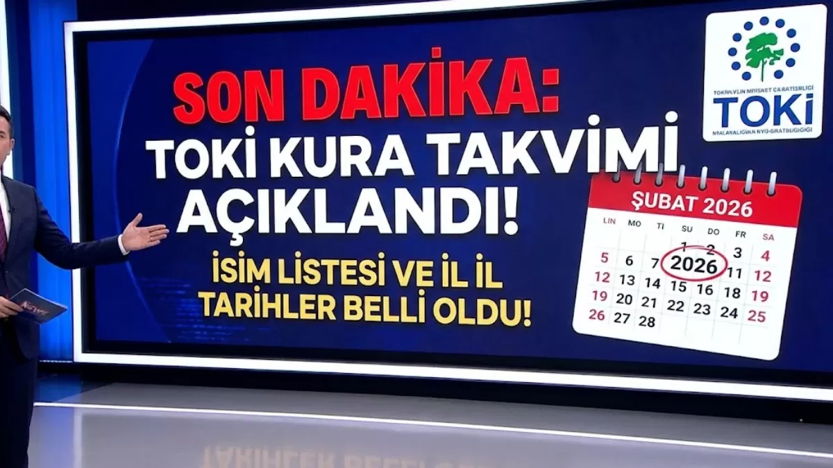TOKI’den Son Dakika “Kura” Duyurusu! Büyük Heyecan Başladı: İsmi Listede Çıkmayan Yandı! İşte İl İl Tarih ve Saatler…