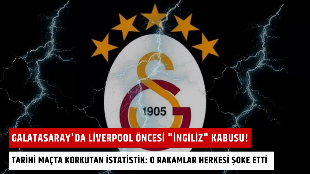 Galatasaray’da Liverpool Öncesi “İngiliz” Kabusu! Tarihi Maçta Korkutan İstatistik: O Rakamlar Herkesi Şoke Etti