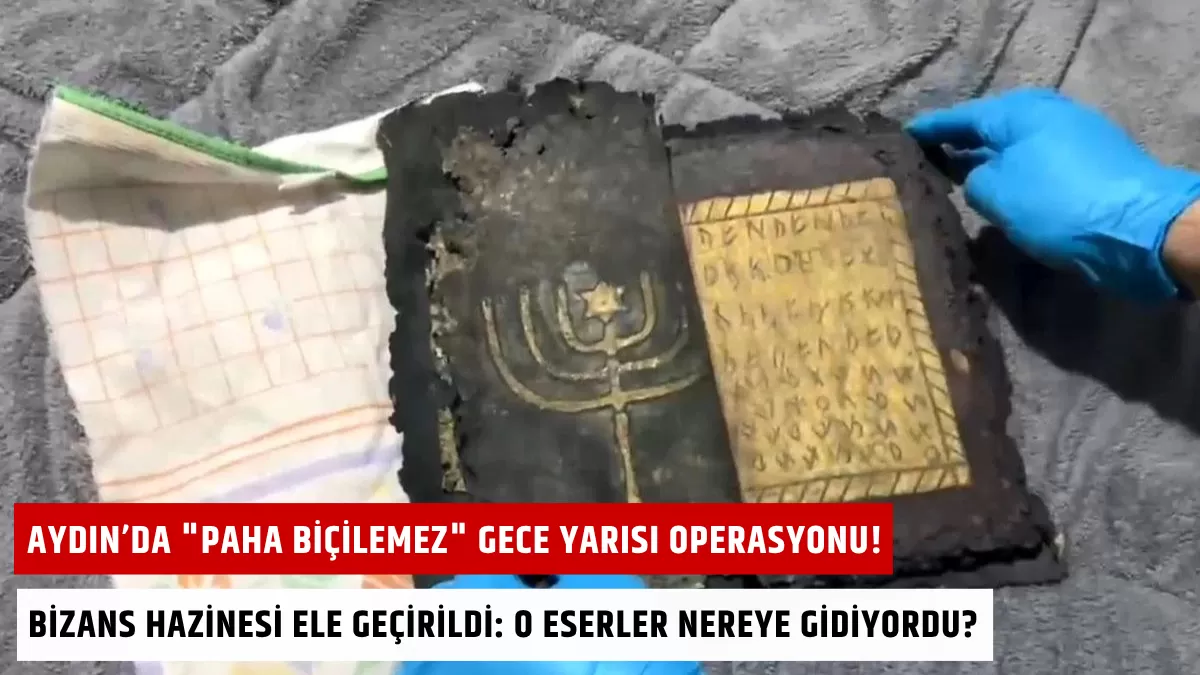 Aydın’da “Paha Biçilemez” Gece Yarısı Operasyonu! Bizans Hazinesi Ele Geçirildi: O Eserler Nereye Gidiyordu?