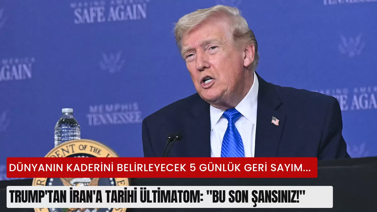 Dünya Nefesini Tuttu: Trump’tan İran’a Tarihi Ültimatom! “Bu, Kurtuluş İçin Son Şansınız”
