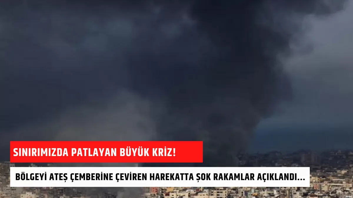 Sınırımızda Patlayan Büyük Kriz! İran’ı Ateş Çemberine Çeviren Harekatta Şok Rakamlar Açıklandı…