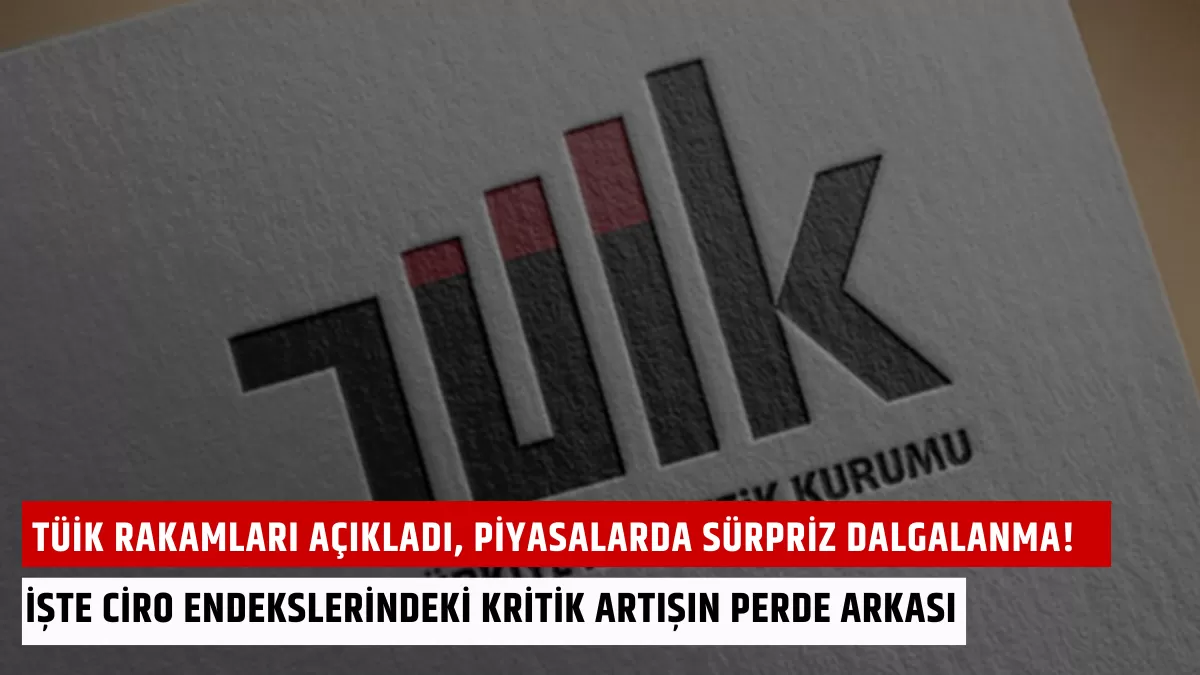 TÜİK Rakamları Açıkladı, Piyasalarda Sürpriz Dalgalanma! İşte Ciro Endekslerindeki Kritik Artışın Perde Arkası