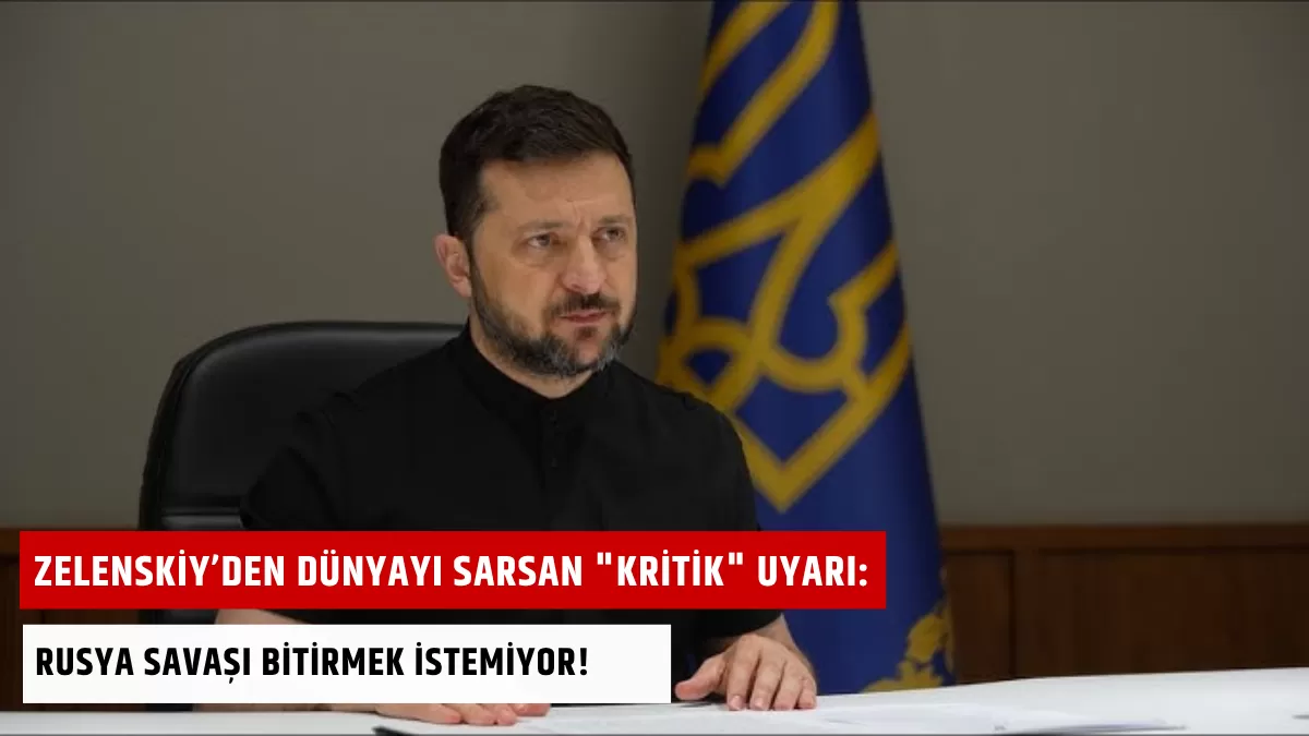Zelenskiy’den Dünyayı Sarsan “Kritik” Uyarı: Rusya Savaşı Bitirmek İstemiyor! 2026 Planı Deşifre Mi Oldu?
