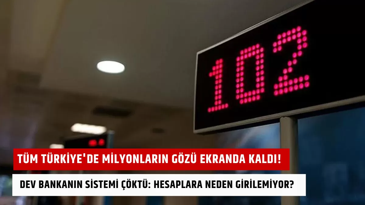 Tüm Türkiye’de Milyonların Gözü Ekranda Kaldı! Dev Bankanın Sistemi Çöktü: Hesaplara Neden Girilemiyor?