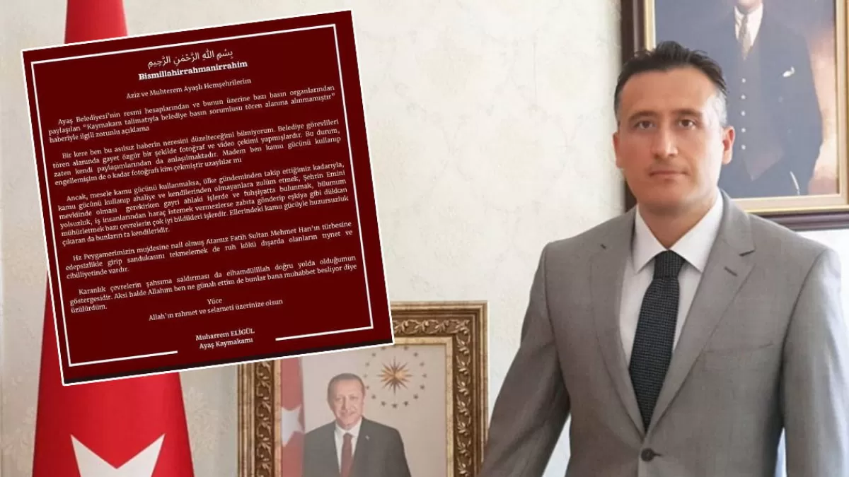 Ankara’da Ayas Kaymakamlığı Açıklaması İnceleme Altında