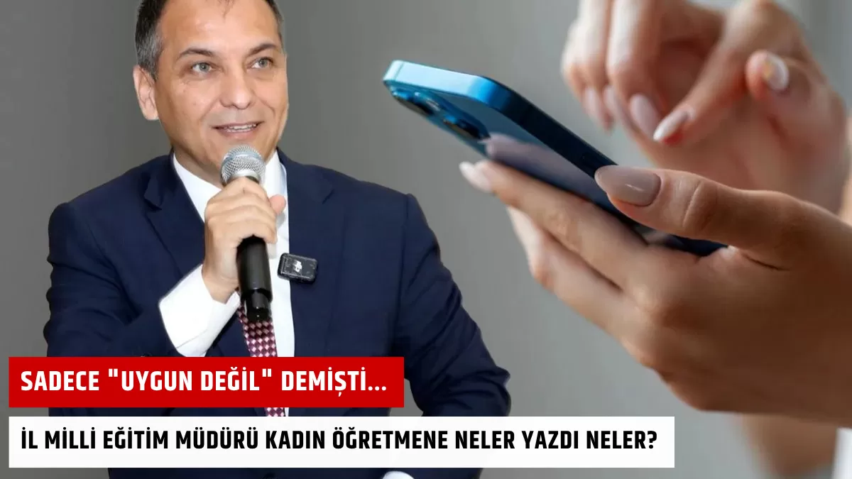 Sadece “Uygun Değil” Demişti… İl Milli Eğitim Müdürü Kadın Öğretmene Neler Yazdı Neler?