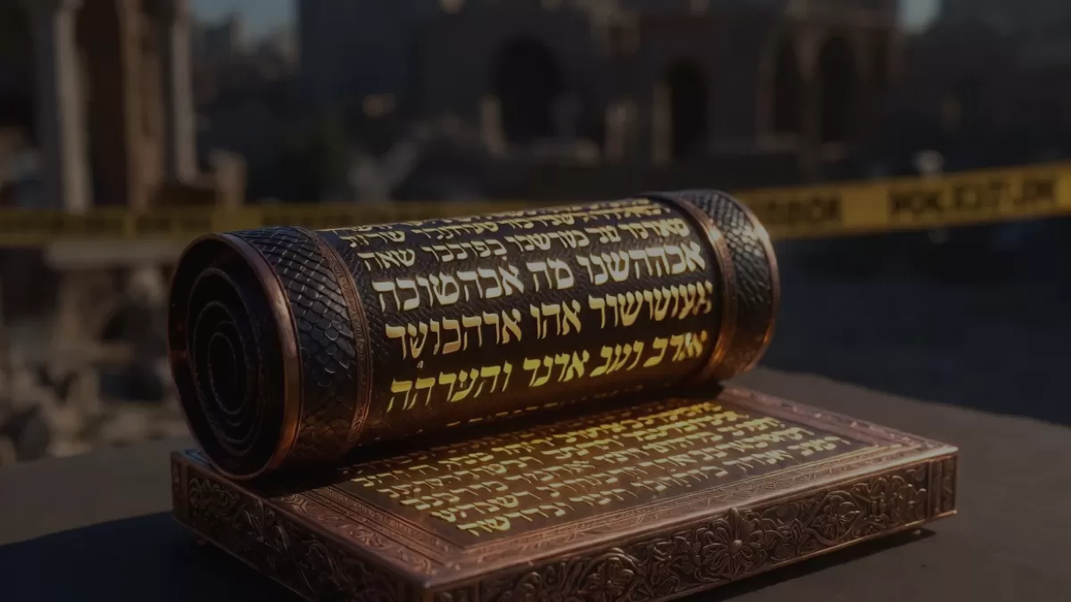 Gaziantep’te Kaçakçılığa Darbe: Piton Derisi Üzerine Altın Yazmalı İbranice Eser Ele Geçirildi