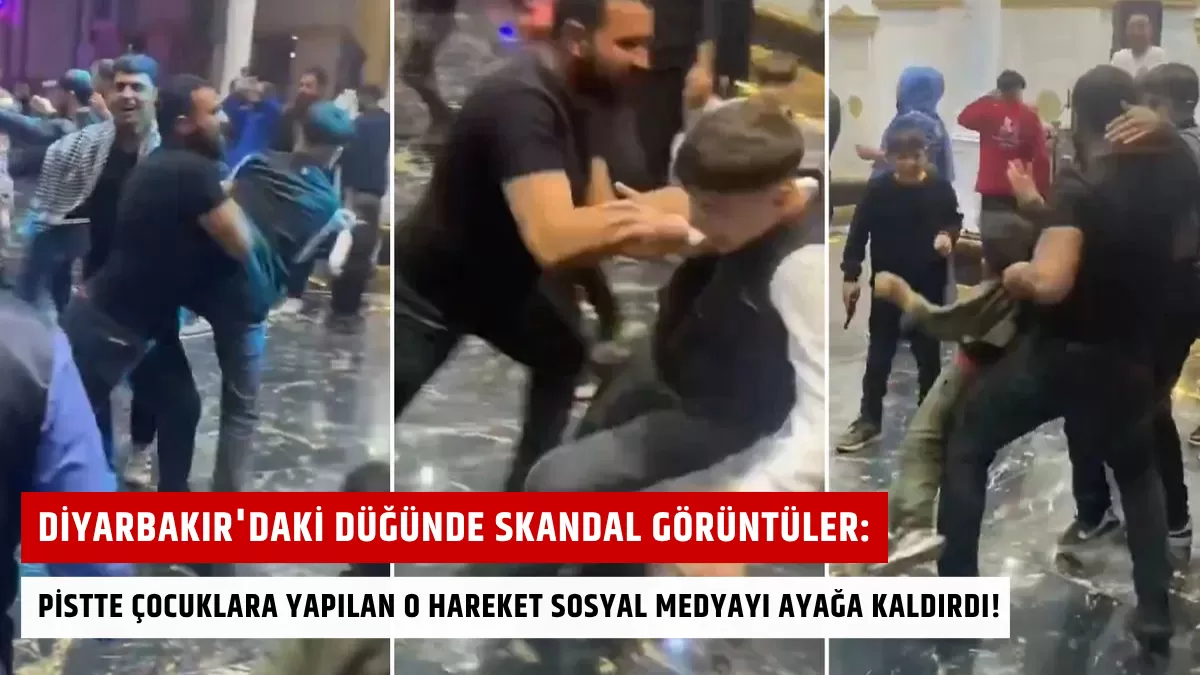 Diyarbakır’daki Düğünde Skandal Görüntüler: Pistte Çocuklara Yapılan O Hareket Sosyal Medyayı Ayağa Kaldırdı!