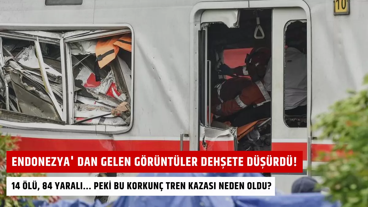 Endonezya’ dan Gelen Görüntüler Dehşete Düşürdü! 14 Ölü, 84 Yaralı… Peki Bu Korkunç Tren Kazası Neden Oldu?
