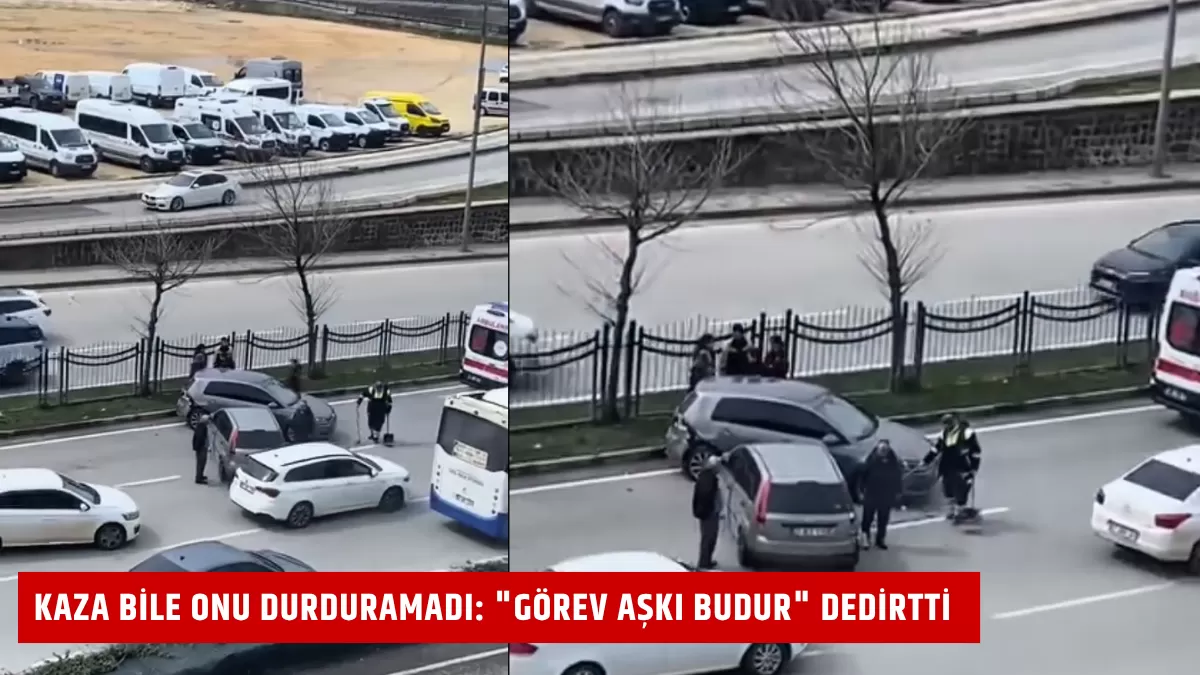 Gaziantep İpekyolu’nda Akılalmaz Olay! Kaza Bile Onu Durduramadı: “Görev Aşkı Budur” Dedirtti