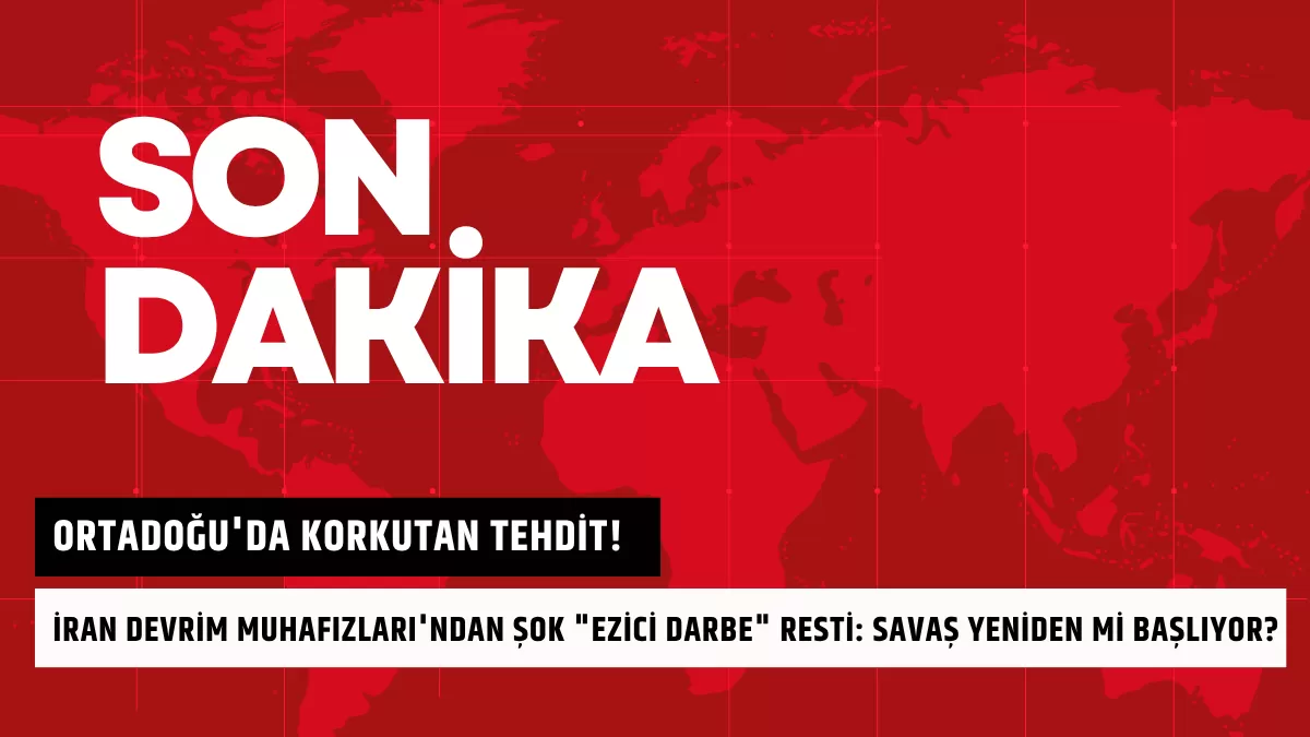 Ortadoğu’da Korkutan Tehdit! İran Devrim Muhafızları’ndan Şok “Ezici Darbe” Resti: Savaş Yeniden Mi Başlıyor?