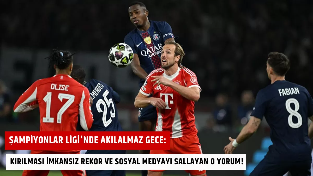 Şampiyonlar Ligi’nde Akılalmaz Gece: Kırılması İmkansız Rekor ve Sosyal Medyayı Sallayan O Yorum!