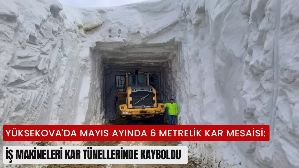 Türkiye Yaza Hazırlanırken O İlçemizden Gelen Görüntüler Şoke Etti: 6 Metrelik Kar İş Makinesini Yuttu!