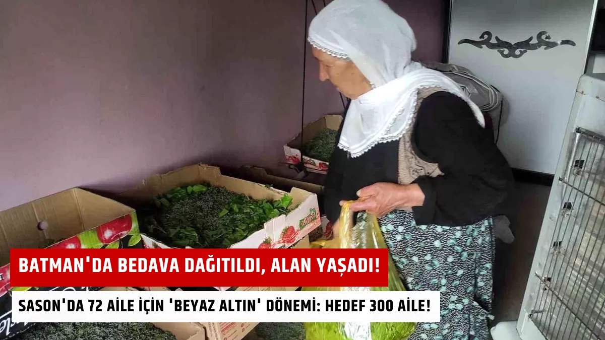 Batman’da Bedava Lavra Dağıtıldı, Alan Yaşadı! Sason’da 72 Aile İçin ‘Beyaz Altın’ Dönemi: Hedef 300 Aile!