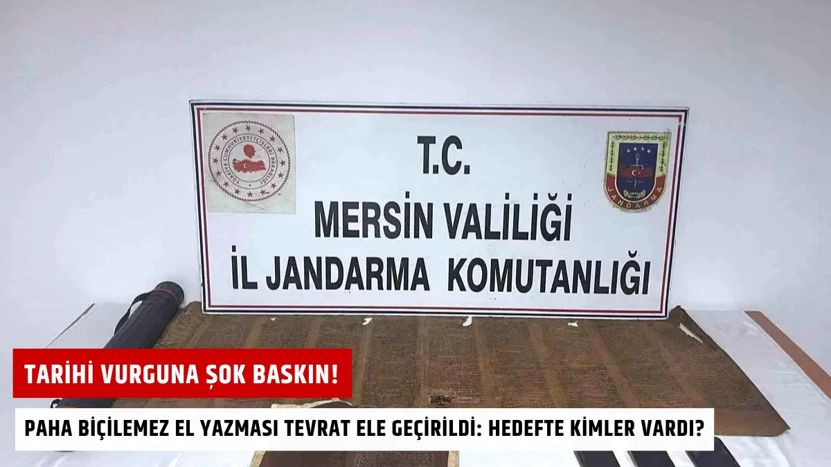 Tarihi Vurguna Şok Baskın! Paha Biçilemez El Yazması Tevrat Ele Geçirildi: Hedefte Kimler Vardı?