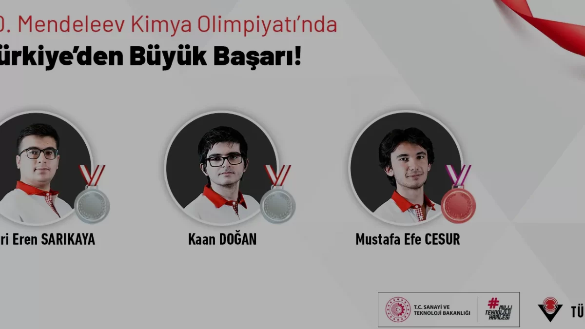 Mendeleev Kimya Olimpiyatı’nda Türkiye’ye 3 Madalya