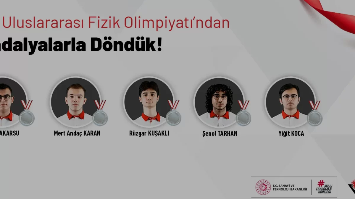 Milli Takımımızdan 56 Uluslararası Fizik Olimpiyatında 5 Madalya