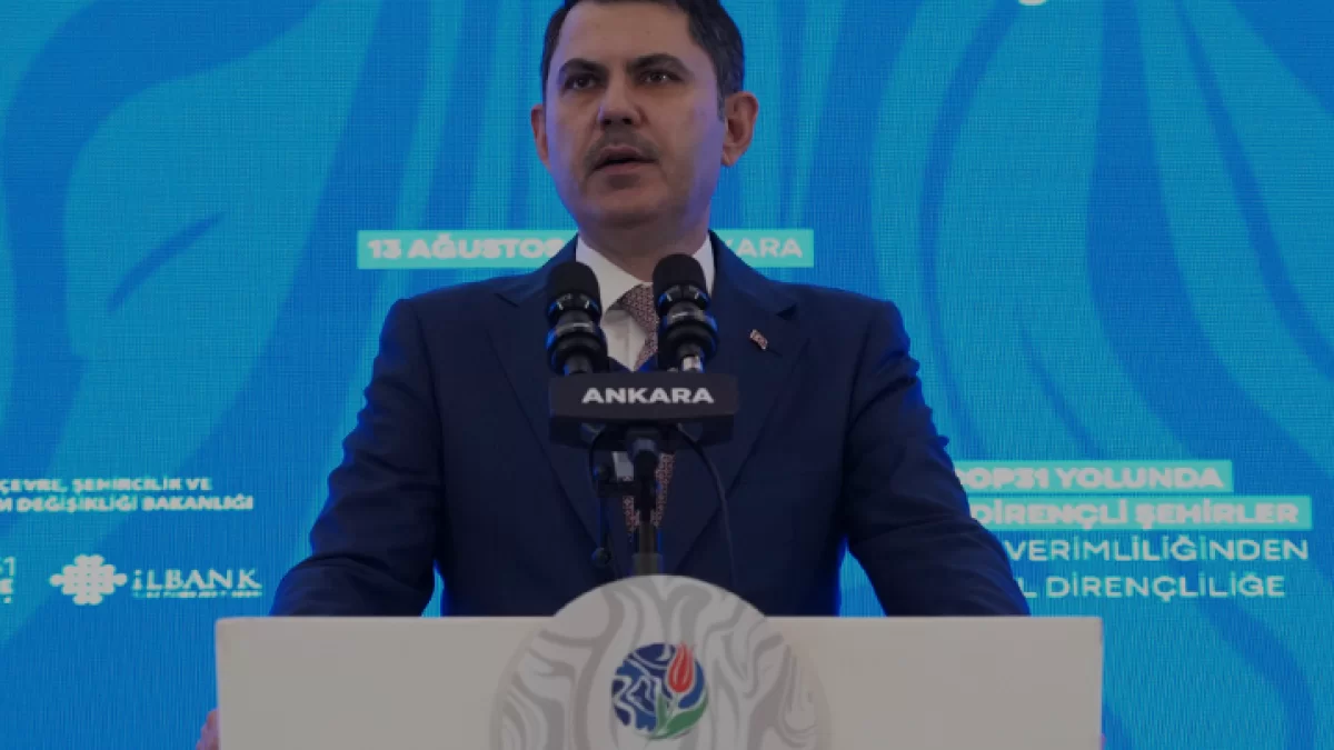 Bakan Kurum COP31 İçin Dirençli Şehirler Modelini Açıkladı