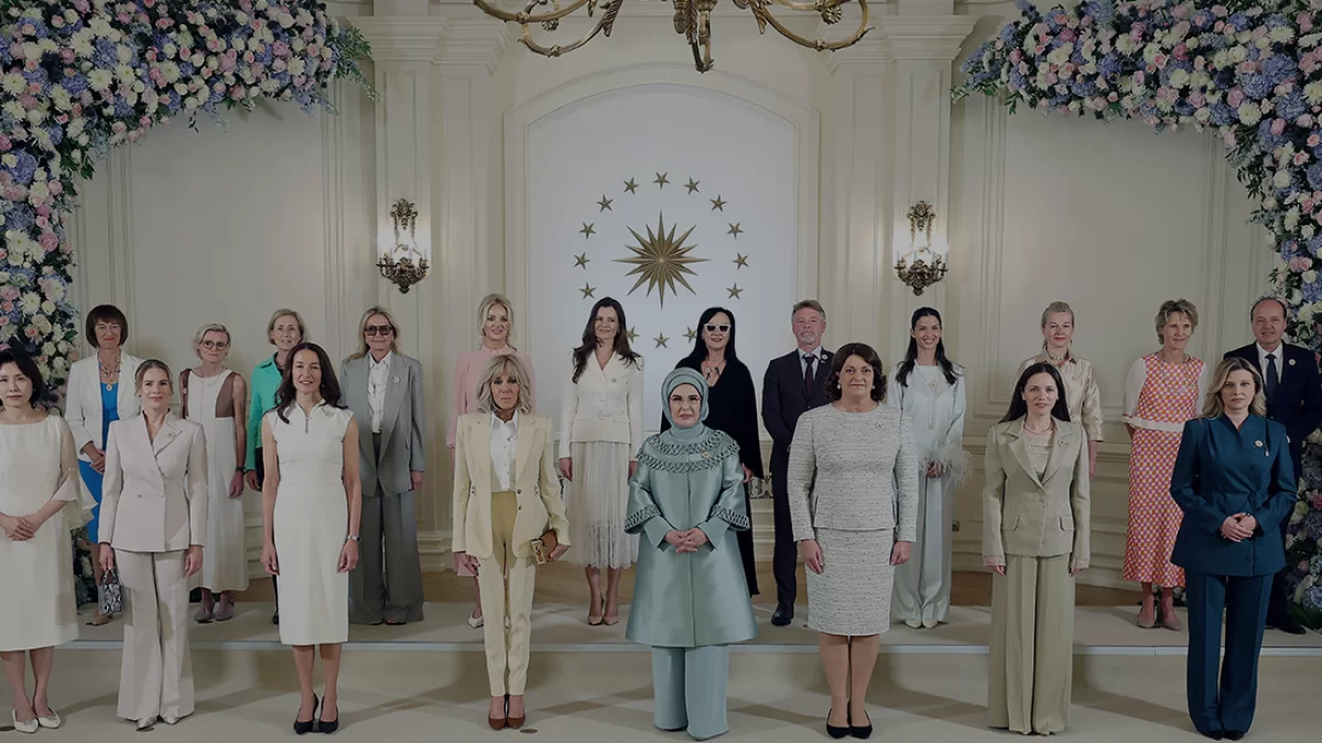 Emine Erdoğan NATO zirvesi kapsamında lider eşlerini ağırladı