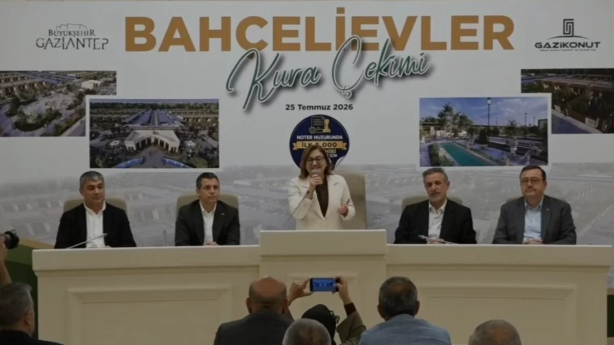 Gaziantep Bahçelievler Projesi İlk Etap Hak Sahipleri Belirlendi
