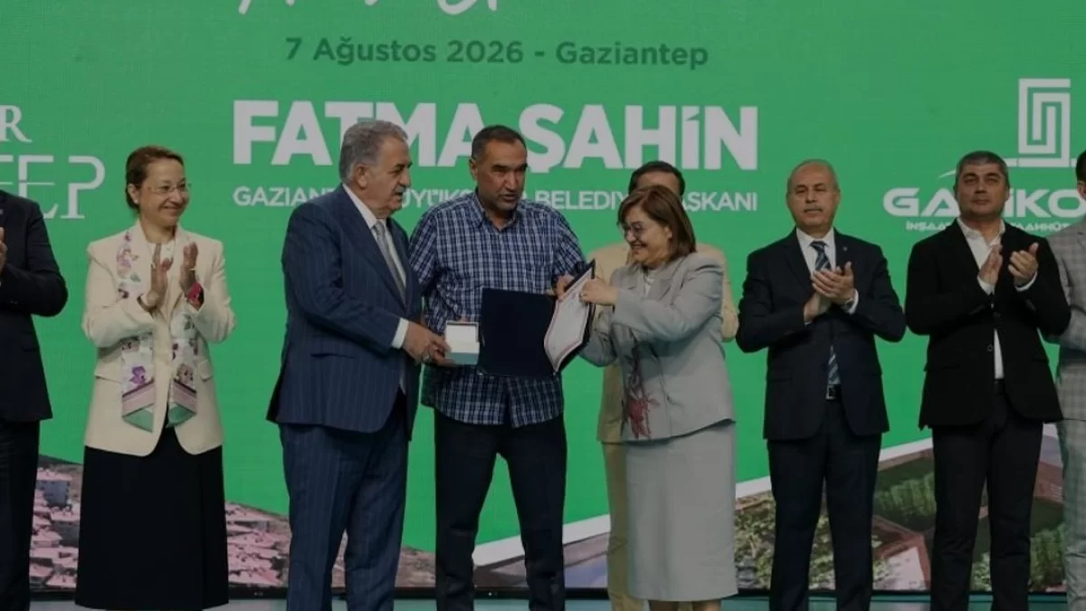Gaziantep Bahçelievler Projesinde 5 Bin Konut İçin Temel Atıldı