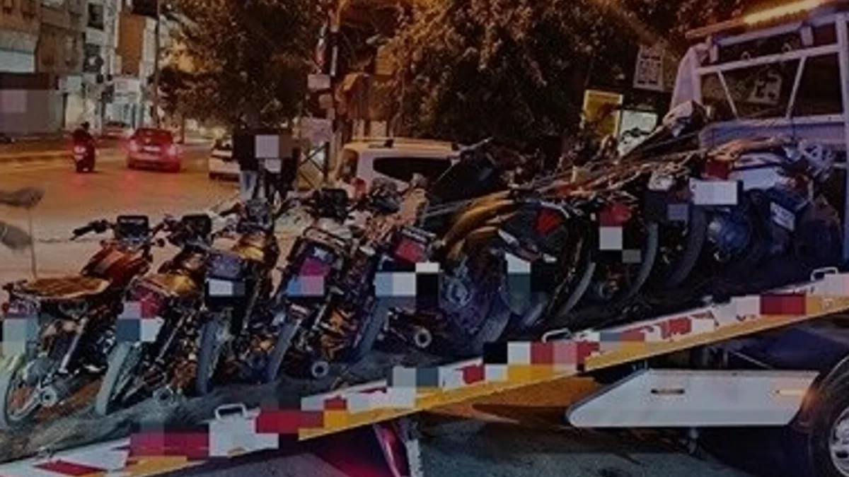 Gaziantep Emniyetinden Motosikletlere Geniş Kapsamlı Ceza